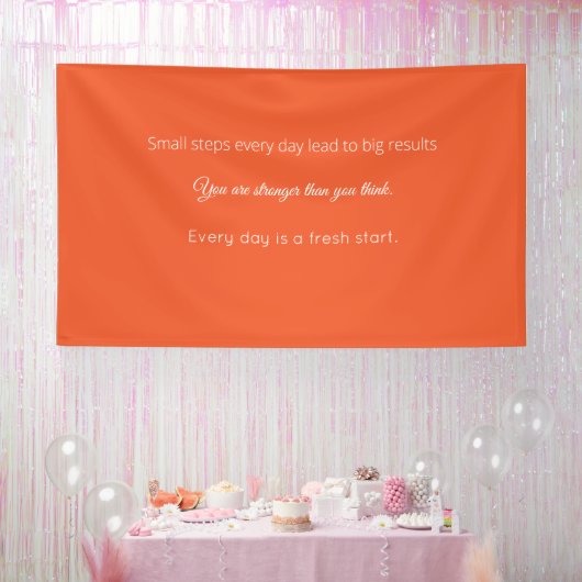 Helles massives orangefarbenes Hintergrundbild Banner (Party)