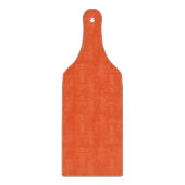 Helles massives orangefarbenes Hintergrundbild  Schneidebrett (Vorderseite)