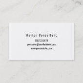 Helles mehrfarbiges Aquarell-botanisches Muster 2 Visitenkarte (Rückseite)