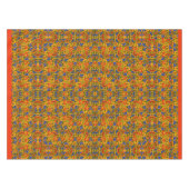 Helles mehrfarbiges Muster-Taschentuch orange Tischdecke (Vorderseite (Horizontal))