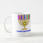Helles Menorah Kaffeetasse (Links)