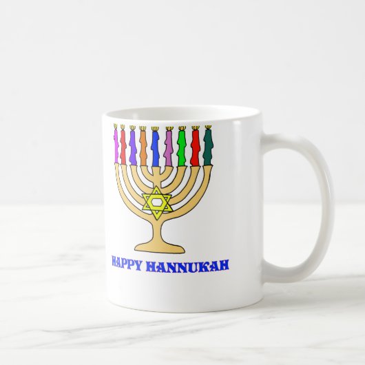 Helles Menorah Kaffeetasse (Rechts)