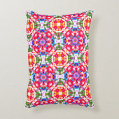 Helles Merry Traditionelles Weihnachtssternmuster Dekokissen (Vorderseite(Vertikal))