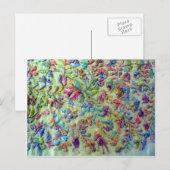 Helles mexikanisches Kleid Postkarte (Vorne/Hinten)