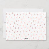 Helles, modernes Farbblock Foto Weihnachten (Rückseite)