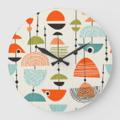 Helles modernes Mittelalter Große Wanduhr (Vorderseite)