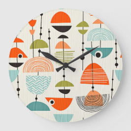 Helles modernes Mittelalter Große Wanduhr