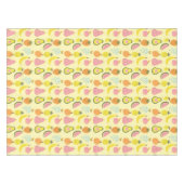 Helles modernes tropisches Fruchtmuster Tischdecke (Vorderseite (Horizontal))