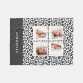 Helles, modernes Vintages Foto Fleecedecke (Vorderseite (Horizontal))