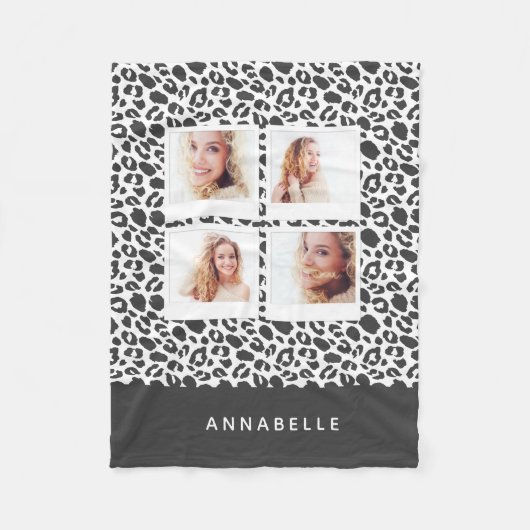 Helles, modernes Vintages Foto Fleecedecke (Vorderseite)