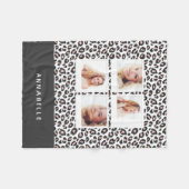 Helles, modernes Vintages Foto Fleecedecke (Vorderseite (Horizontal))