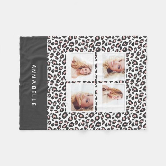 Helles, modernes Vintages Foto Fleecedecke (Vorderseite (Horizontal))