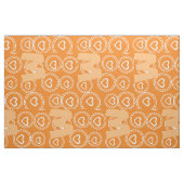 Helles Monogramm- und Herz-Muster Stoff (Yard (91,4 cm))