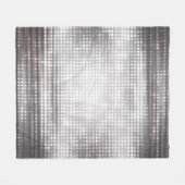 Helles Mosaik: Glossy Gray Abstrakt. Fleecedecke (Vorderseite (Horizontal))