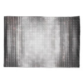 Helles Mosaik: Glossy Gray Abstrakt. Kissenbezug (Rückseite)