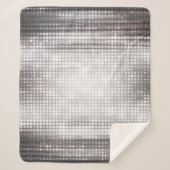 Helles Mosaik: Glossy Gray Abstrakt. Sherpadecke (Vorderseite)