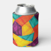 Helles Mosaik Grunge Nahtloses Muster Dosenkühler (Kanne Vorderseite)