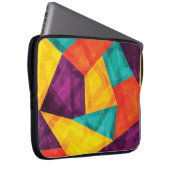 Helles Mosaik Grunge Nahtloses Muster Laptopschutzhülle (Vorne Rechts)