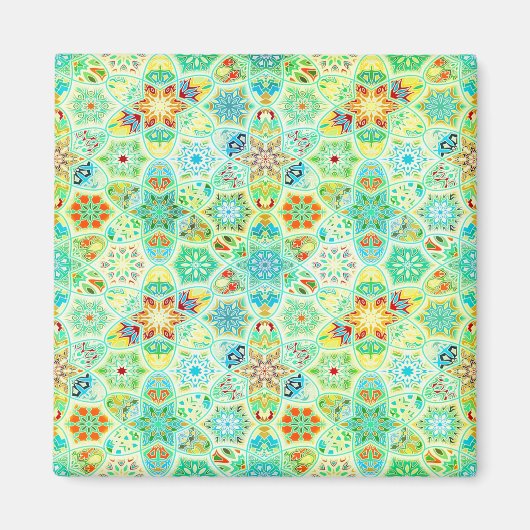 Helles Mosaikfliesen Magnet (Vorne)