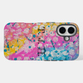 Helles Multicolor Abstract Design Case-Mate iPhone Hülle (Rückseite (Horizontal))