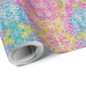 Helles Multicolor Abstract Design Geschenkpapier (Rolleneckpunkt)