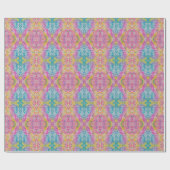 Helles Multicolor Abstract Design Geschenkpapier (Flach)