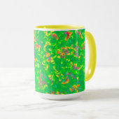 Helles Multicolor-Muster Tasse (VorderseiteRechts)