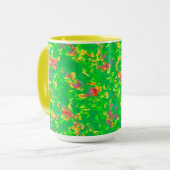 Helles Multicolor-Muster Tasse (Vorderseite Links)