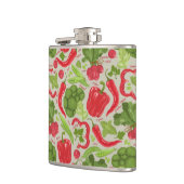 Helles Muster aus frischem Gemüse Flachmann (Links)