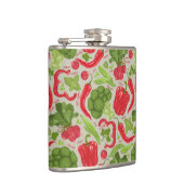 Helles Muster aus frischem Gemüse Flachmann (Rechts)