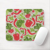 Helles Muster aus frischem Gemüse Mousepad (Mit Mouse)
