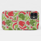 Helles Muster aus frischen Gemüsen Case-Mate iPhone Hülle (Rückseite (Horizontal))