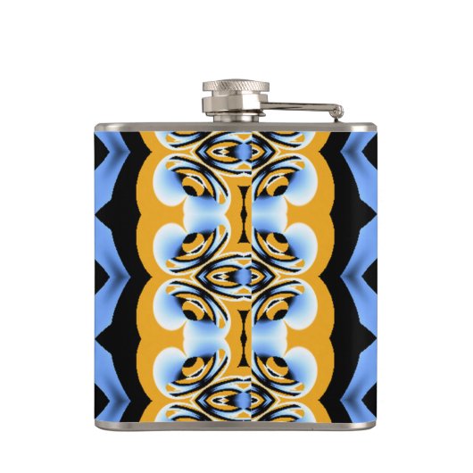 Helles Muster Flachmann (Rückseite)