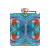 Helles Muster Flachmann (Rückseite)