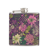 Helles Muster Flachmann (Vorderseite)