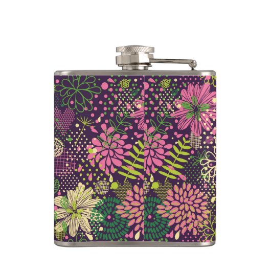 Helles Muster Flachmann (Rückseite)