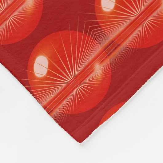 Helles Muster Fleecedecke (Ecke)