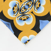 Helles Muster Fleecedecke (Ecke)