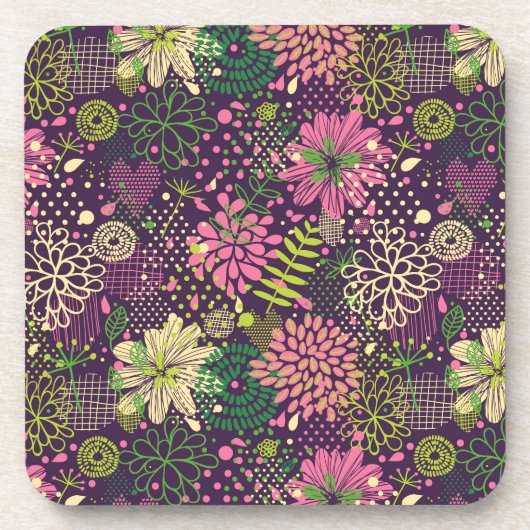 Helles Muster Getränkeuntersetzer (Vorderseite)