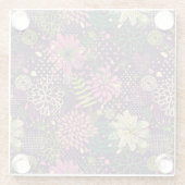 Helles Muster Glasuntersetzer (Rückseite)