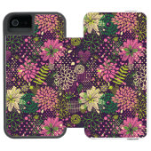 Helles Muster Incipio iPhone Geldbeutel-Hülle (Folio Geöffnet)