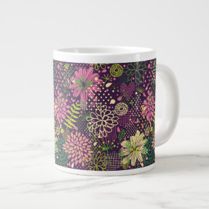 Helles Muster Jumbo-Tasse