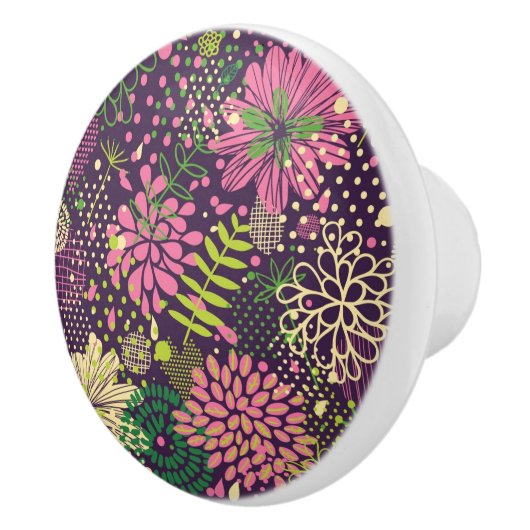 Helles Muster Keramikknauf (Rechts)