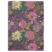 Helles Muster Klemmbrett (Rückseite)