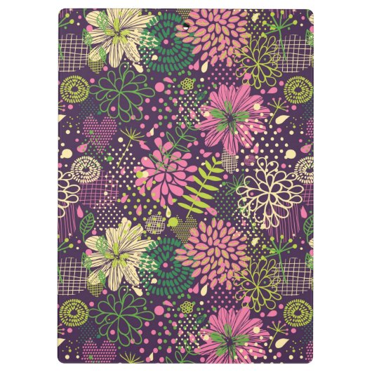 Helles Muster Klemmbrett (Rückseite)