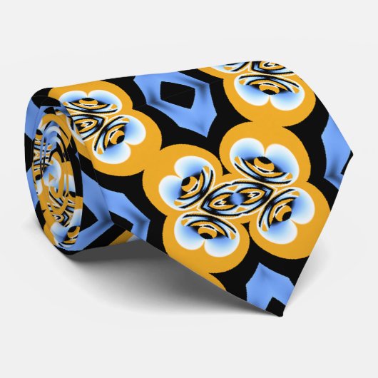 Helles Muster Krawatte (Gerollt)