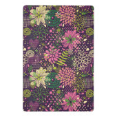 Helles Muster Mini Klemmbrett (Rückseite)