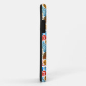 Helles Muster mit Vogelfedern Case-Mate iPhone Hülle (Hinten/Rechts)