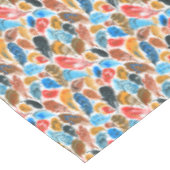 Helles Muster mit Vogelfedern Tischdecke (Schrägansicht)