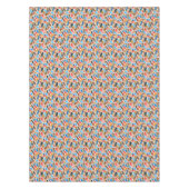 Helles Muster mit Vogelfedern Tischdecke (Vorderseite)